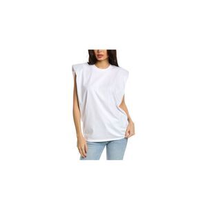 Sandrine Rose Shoulder pad top